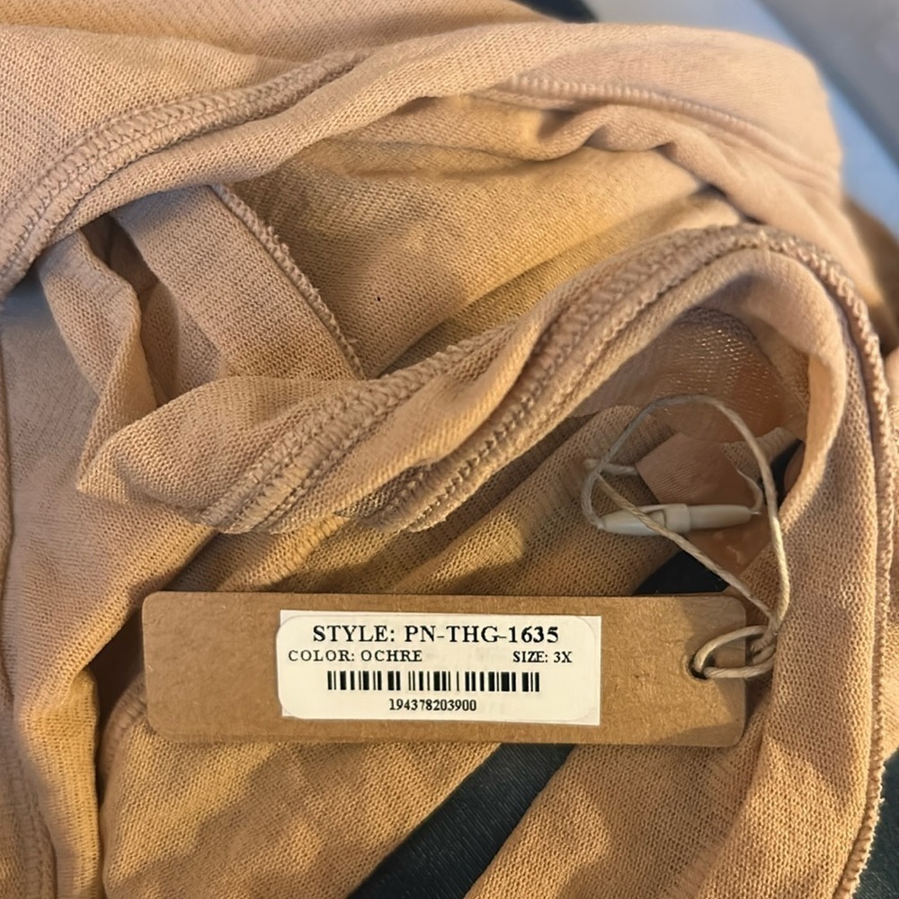 - NWT C3 SKIMS 3X Summer Mesh Thong OCHRE - Picture 4 of 4